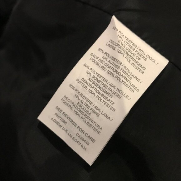 Jcrew striped tweed zip up Blazer - Picture 4 of 5